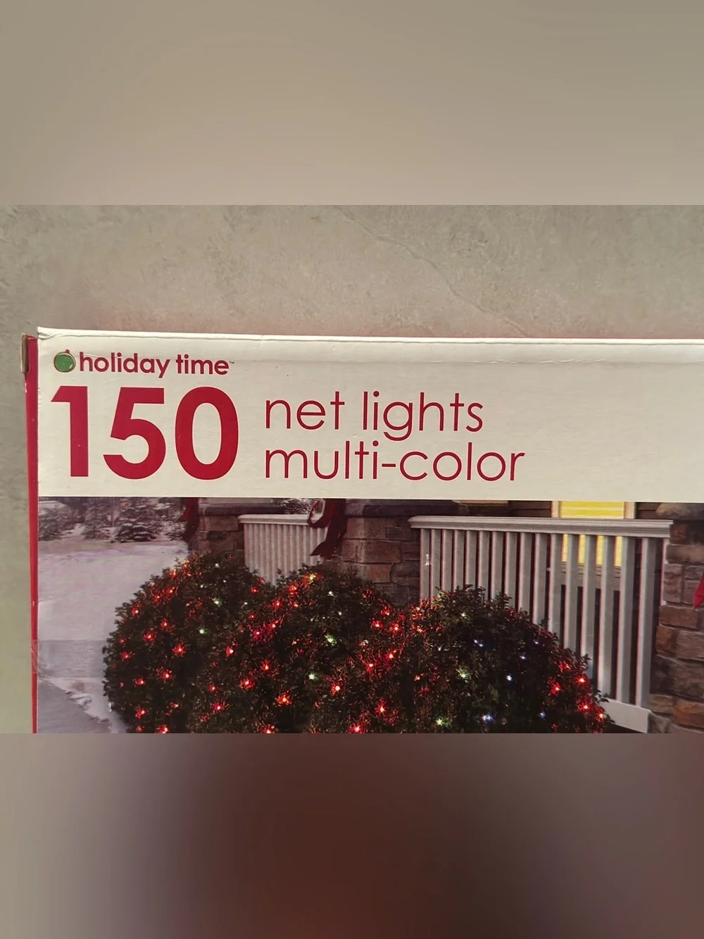 Holiday Time Multi Color Net Lights 6 X 4 Green Wire Holiday Christmas Open Box